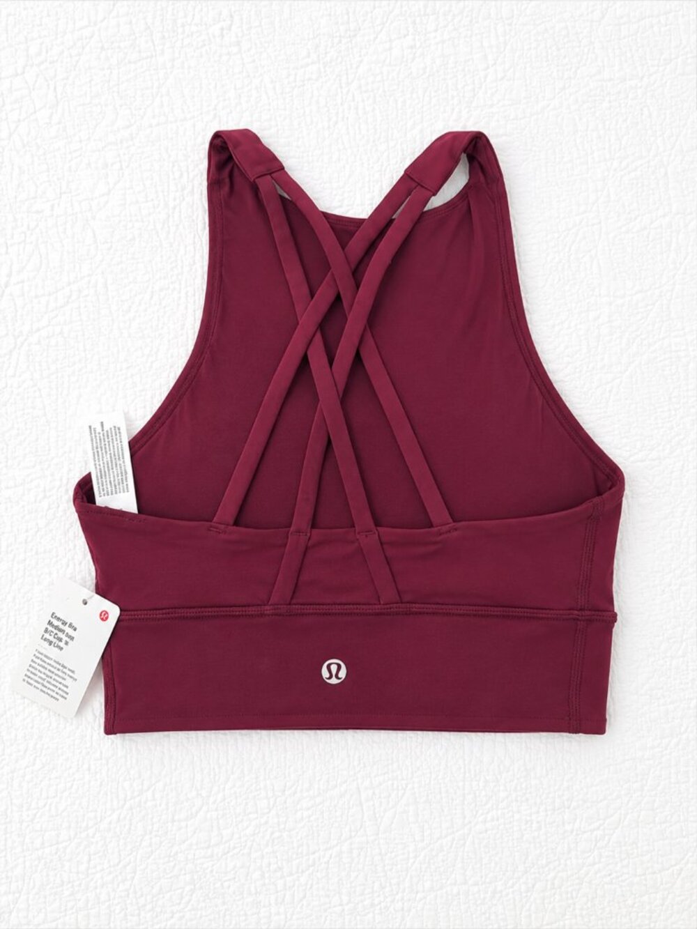 NWT Lululemon Energy Bra High Neck Long Line Size 2